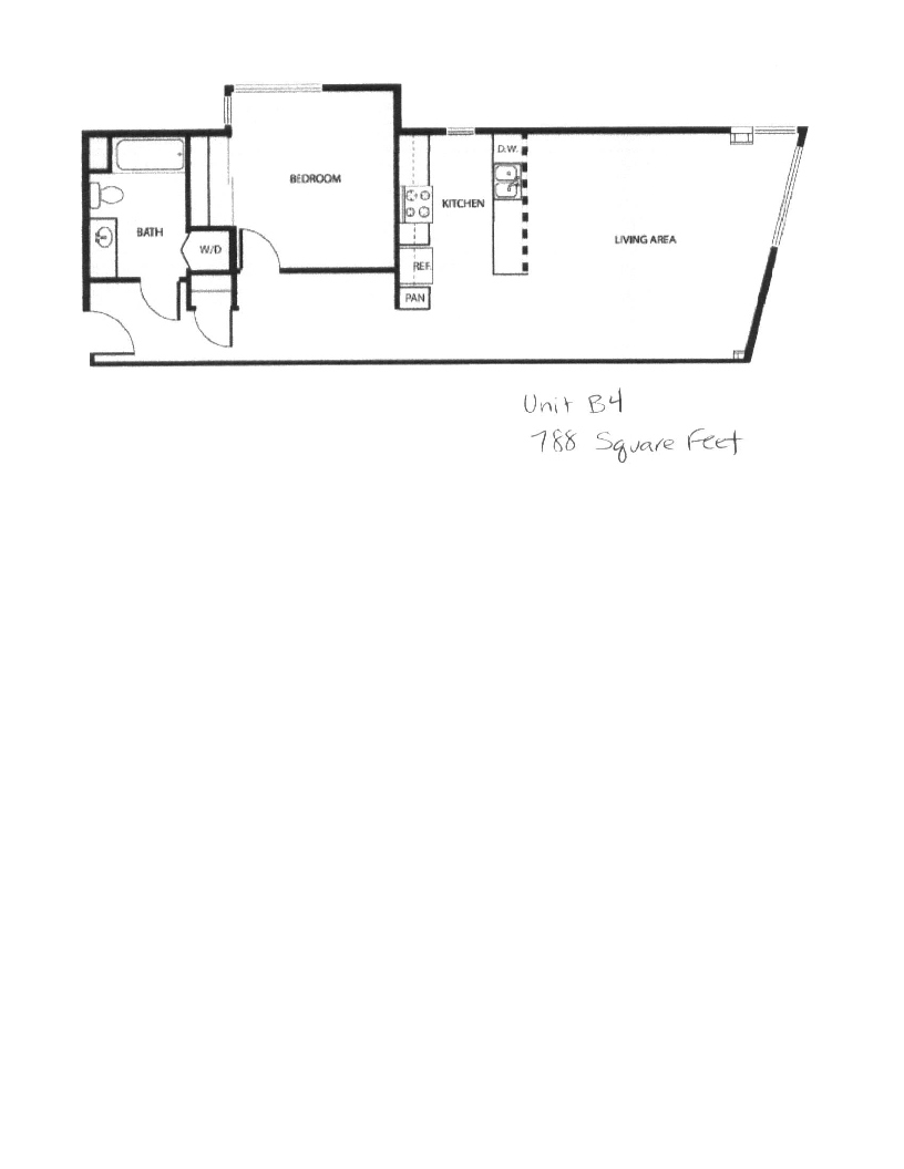 777 Lofts Floor Plan Unit B4