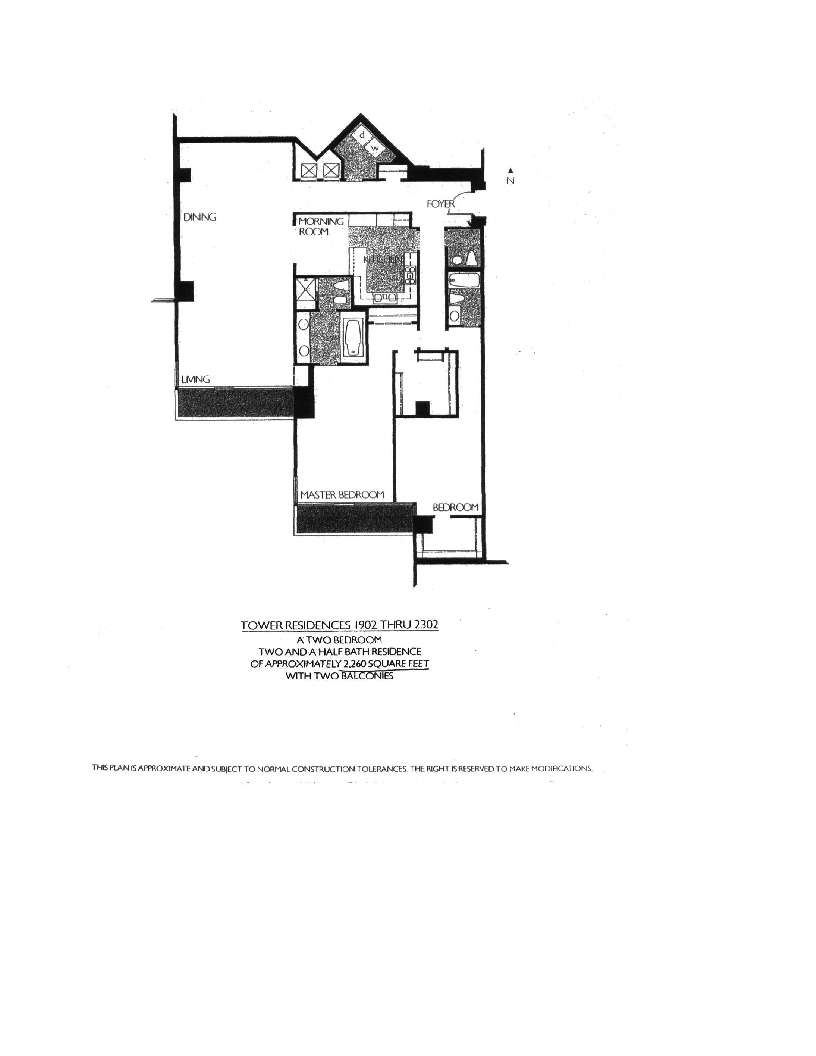 Meridian  Floor Plan 1902 thru 2302