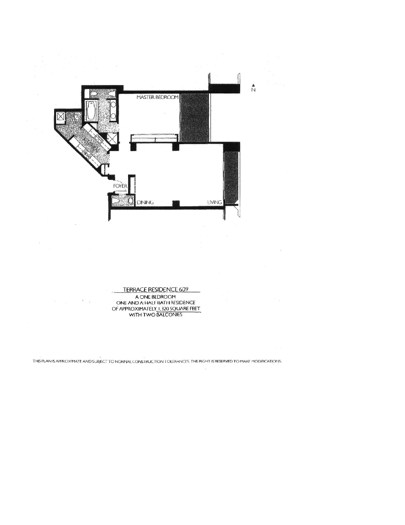 Meridian  Floor Plan 609