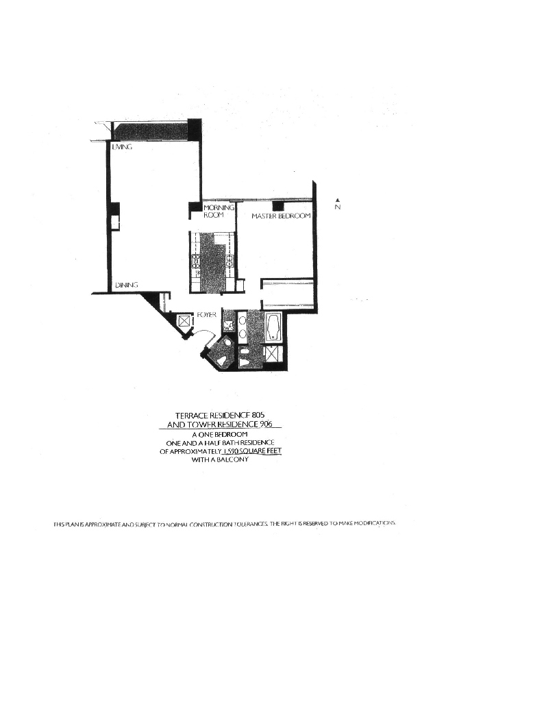 Meridian Floor Plan 805 & 906