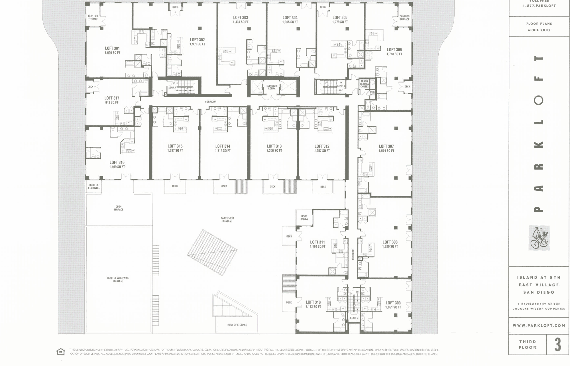 Parkloft Floor Plan 3rd Floor