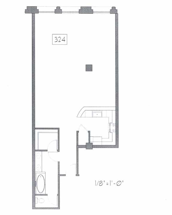 Samuel Fox Loft Floor Plan - 324