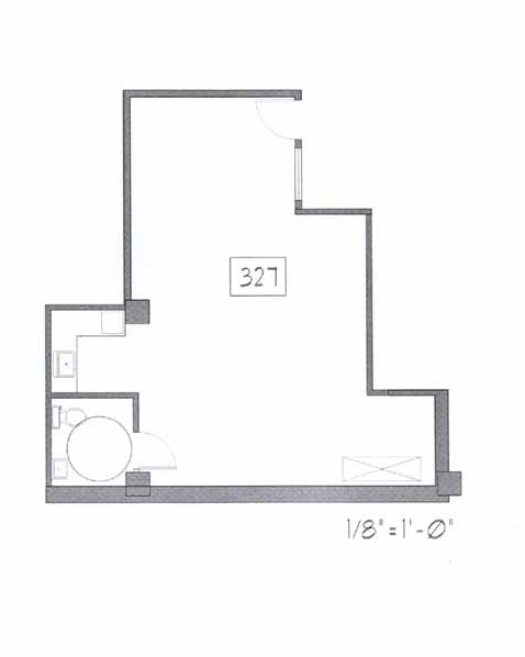 Samuel Fox Loft Floor Plan - 327