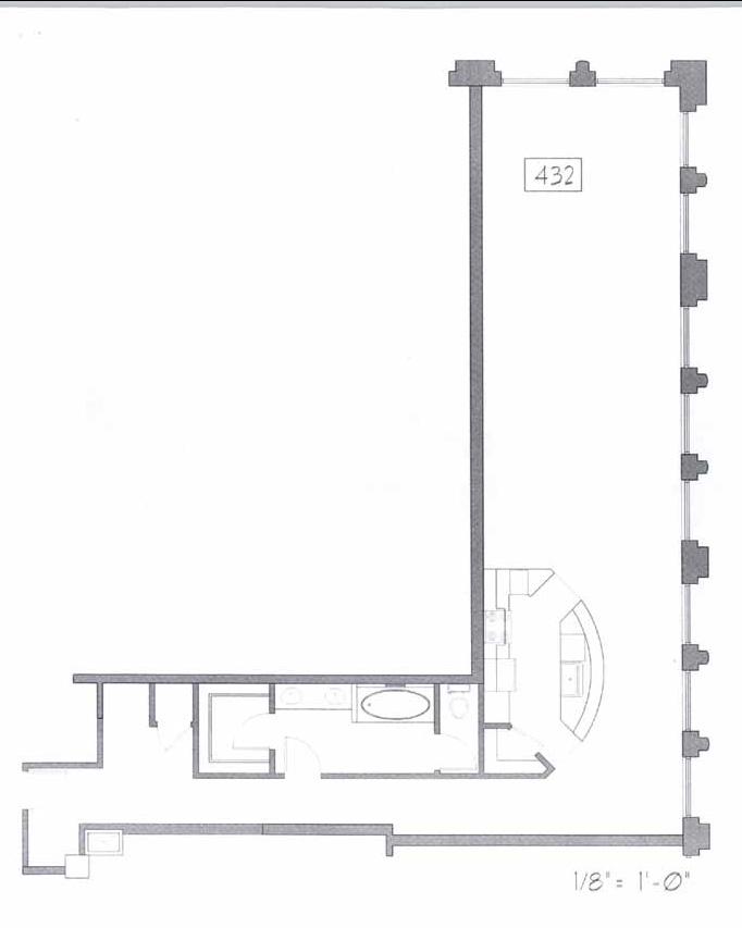 Samuel Fox Loft Floor Plan - 432