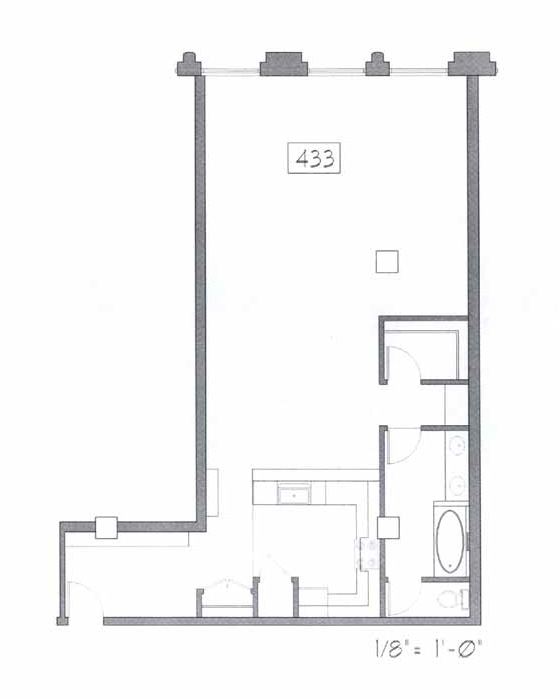 Samuel Fox Loft Floor Plan - 433