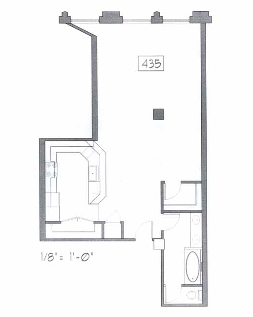 Samuel Fox Loft Floor Plan - 435