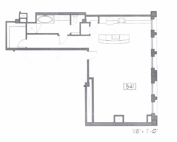 Samuel Fox Loft Floor Plan - 541