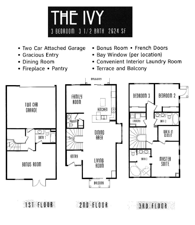 The Lodge Floor Plan The Ivy