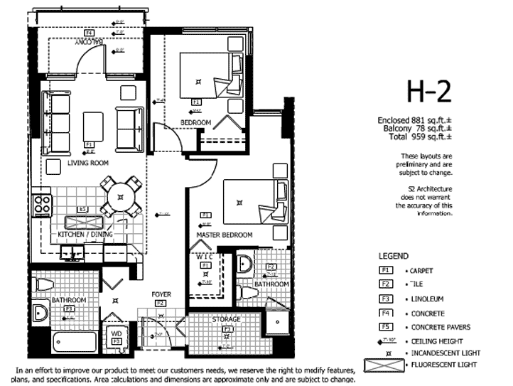 Vantage Point Floor Plan H2