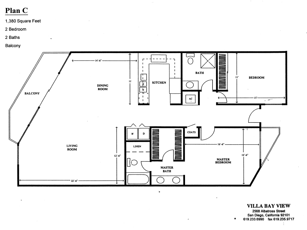 Villa Bay View Floor Plan C