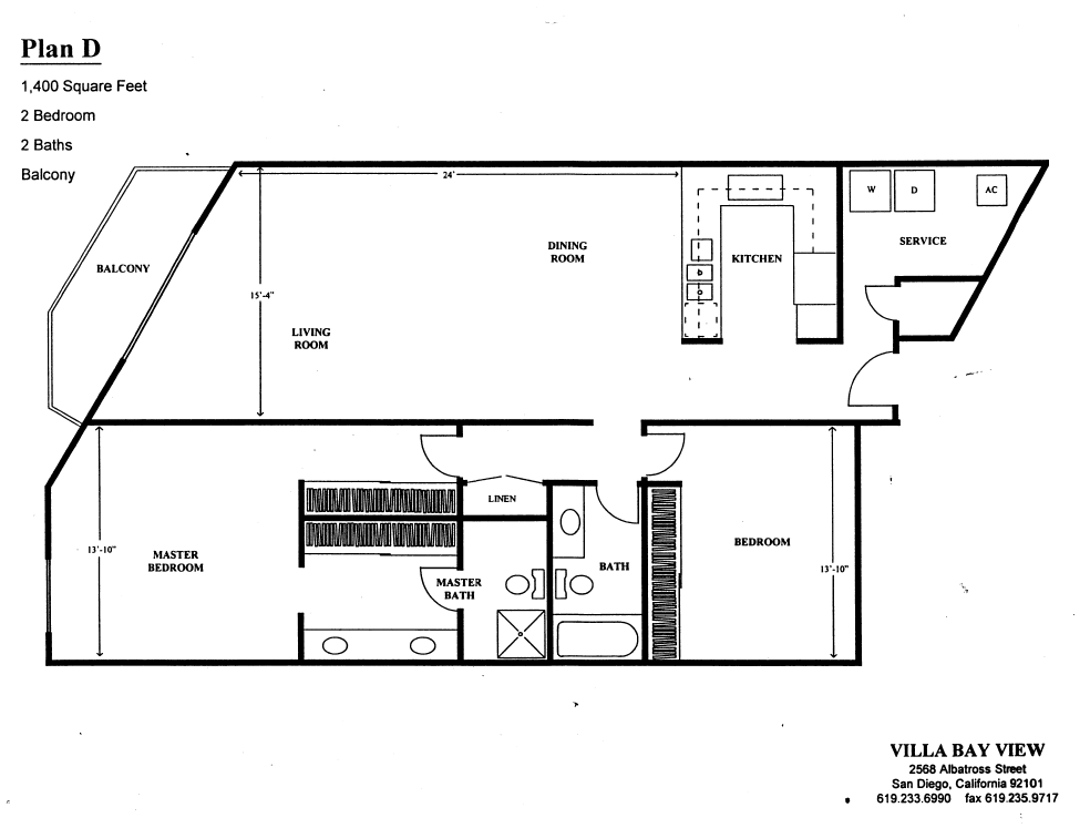 Villa Bay View Floor Plan D