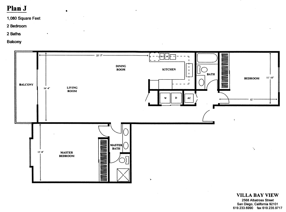 Villa Bay View Floor Plan J