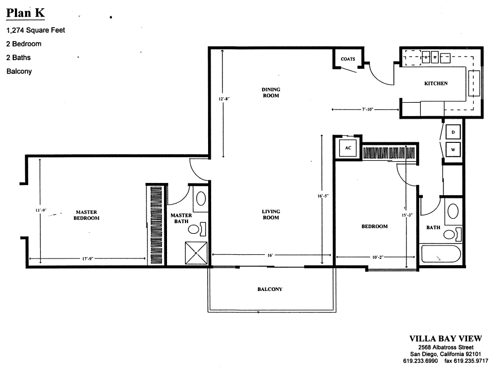 Villa Bay View Floor Plan K